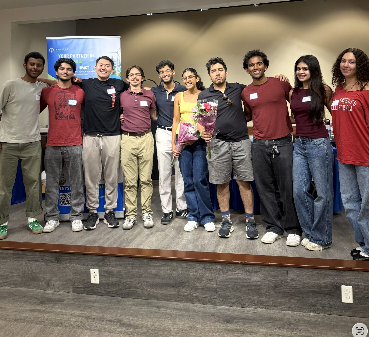 Breathe Better Foundation members at a community screening event